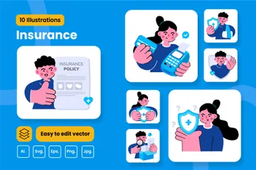 Insurance Illustration Pack