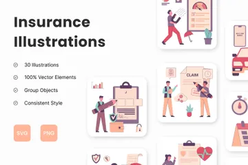 Insurance Illustration Pack