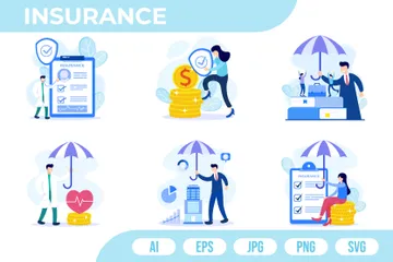 Insurance Illustration Pack