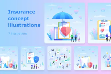 Insurance Illustration Pack