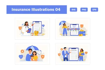 Insurance Illustration Pack