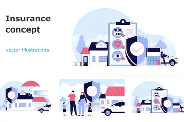 Insurance Illustration Pack