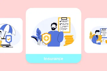 Insurance Illustration Pack