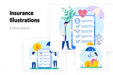 Insurance Illustration Pack