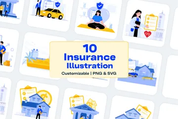 Insurance Illustration Pack