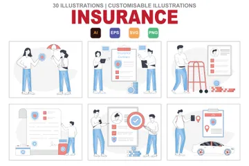 Insurance Illustration Pack