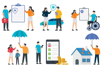 Insurance Policy Illustration Pack