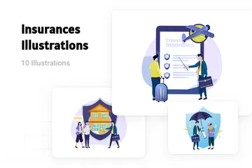 Insurances Illustration Pack