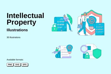 Intellectual Property Illustration Pack