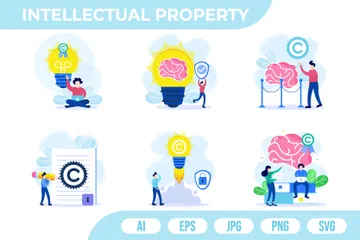Intellectual Property Illustration Pack