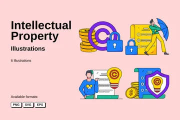 Intellectual Property Illustration Pack