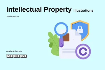 Intellectual Property Illustration Pack