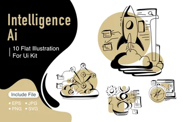 Intelligence Ai Illustration Pack