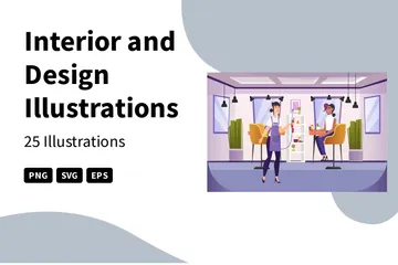 Interior And Design Illustration Pack