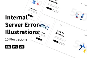 Internal Server Error Illustration Pack
