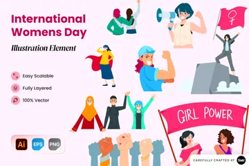 International Women's Day Illustration Pack