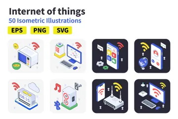 Internet Of Things Illustration Pack