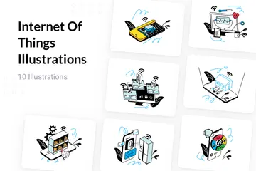 Internet Of Things Illustration Pack