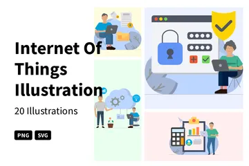 Internet Of Things Illustration Pack