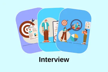 Interview Illustrationspack
