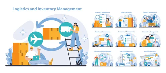 Inventory Management Illustration Pack