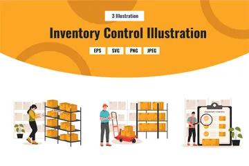 Inventory Management Illustration Pack