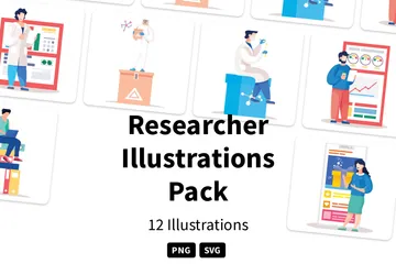 Investigador Illustration Pack