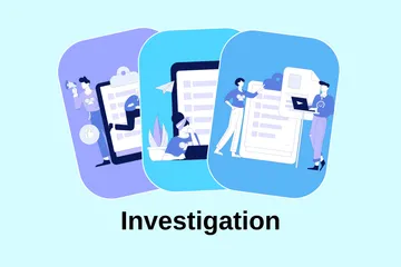 Investigation Illustration Pack
