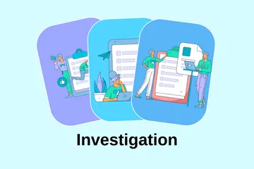 Investigation Illustration Pack