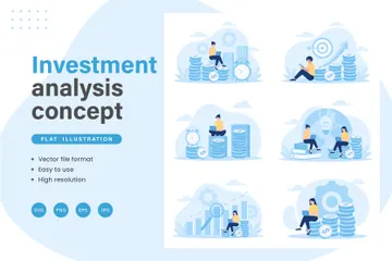 Investment Analysis Illustration Pack