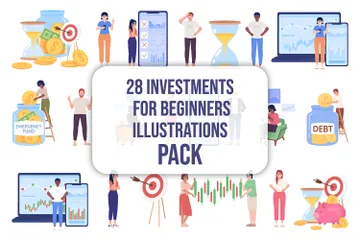Investment Managers Illustration Pack