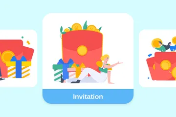 Invitación Paquete de Ilustraciones