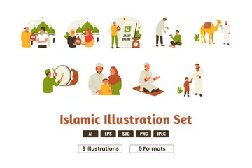 Islamique Pack d'Illustrations