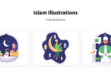 Islamismo Pacote de Ilustrações