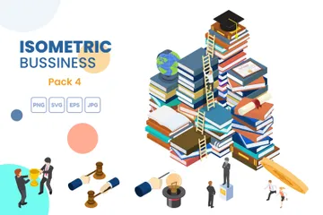 Isometric Business Illustration Pack