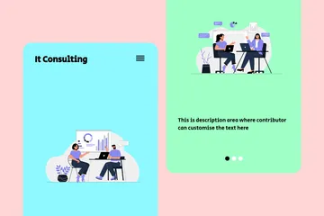 It Consulting Illustration Pack