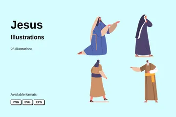 Jesus Illustration Pack