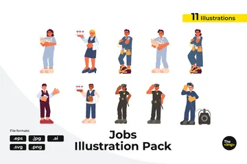 Job Occupations Illustration Pack