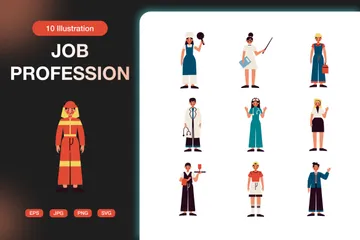 Job Profession Illustration Pack