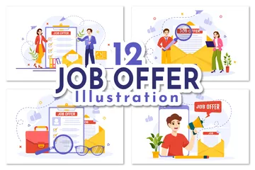 Jobangebot Illustrationspack