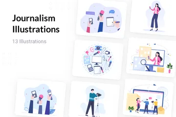 Journalism Illustration Pack