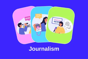 Journalisme Illustration Pack