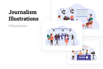 Journalisme Pack d'Illustrations