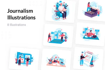 Journalisme Pack d'Illustrations