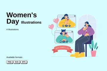 Journée de la femme Pack d'Illustrations