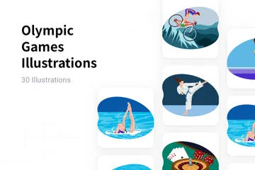 Juegos olímpicos Paquete de Ilustraciones