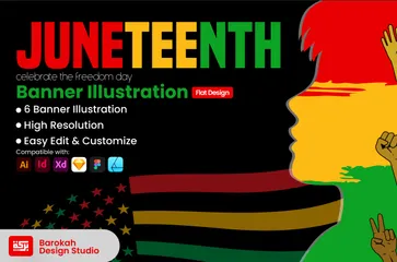 Juneteenth 1 Illustration Pack