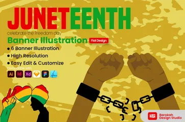 Juneteenth 2 Illustration Pack