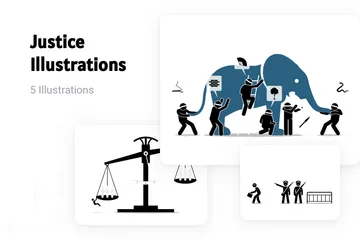 Justice Illustration Pack