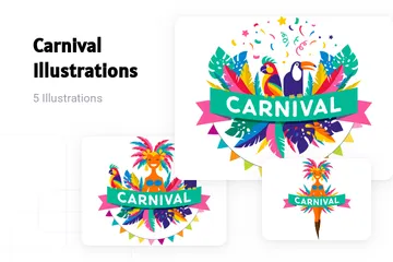 Karneval Illustrationspack